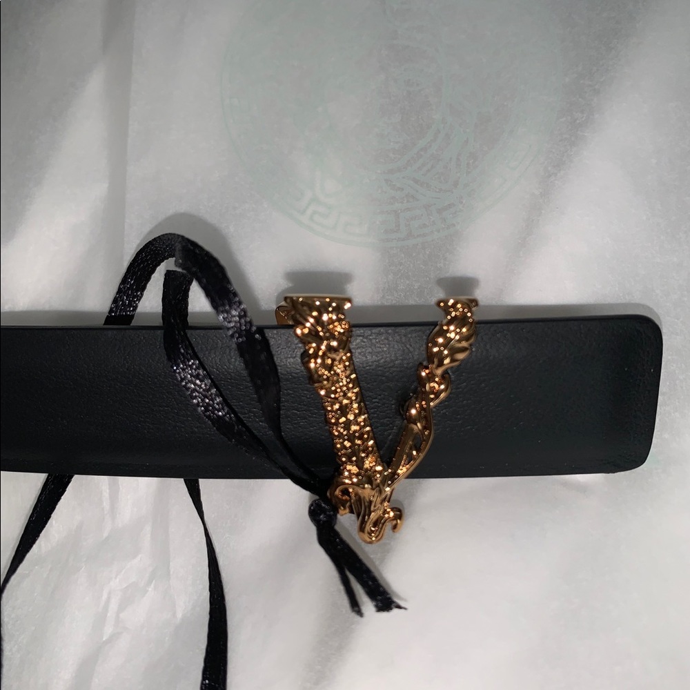 Versace Virtus Thin Waist Belt